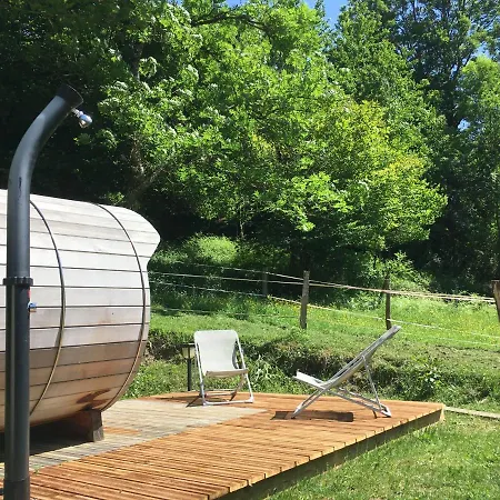 Yourte Et Son Bain Nordique Luxury tent Frechet-Aure
