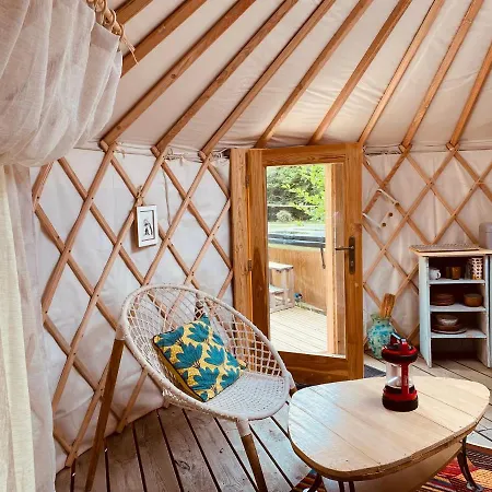 Yourte Et Son Bain Nordique Campismo de Luxo