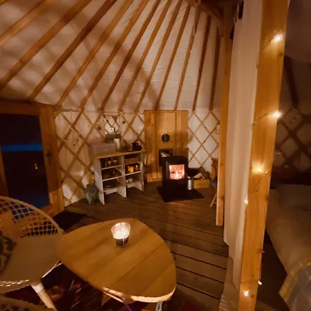 Yourte Et Son Bain Nordique Campismo de Luxo